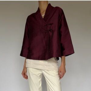 Vintage maroon kimono